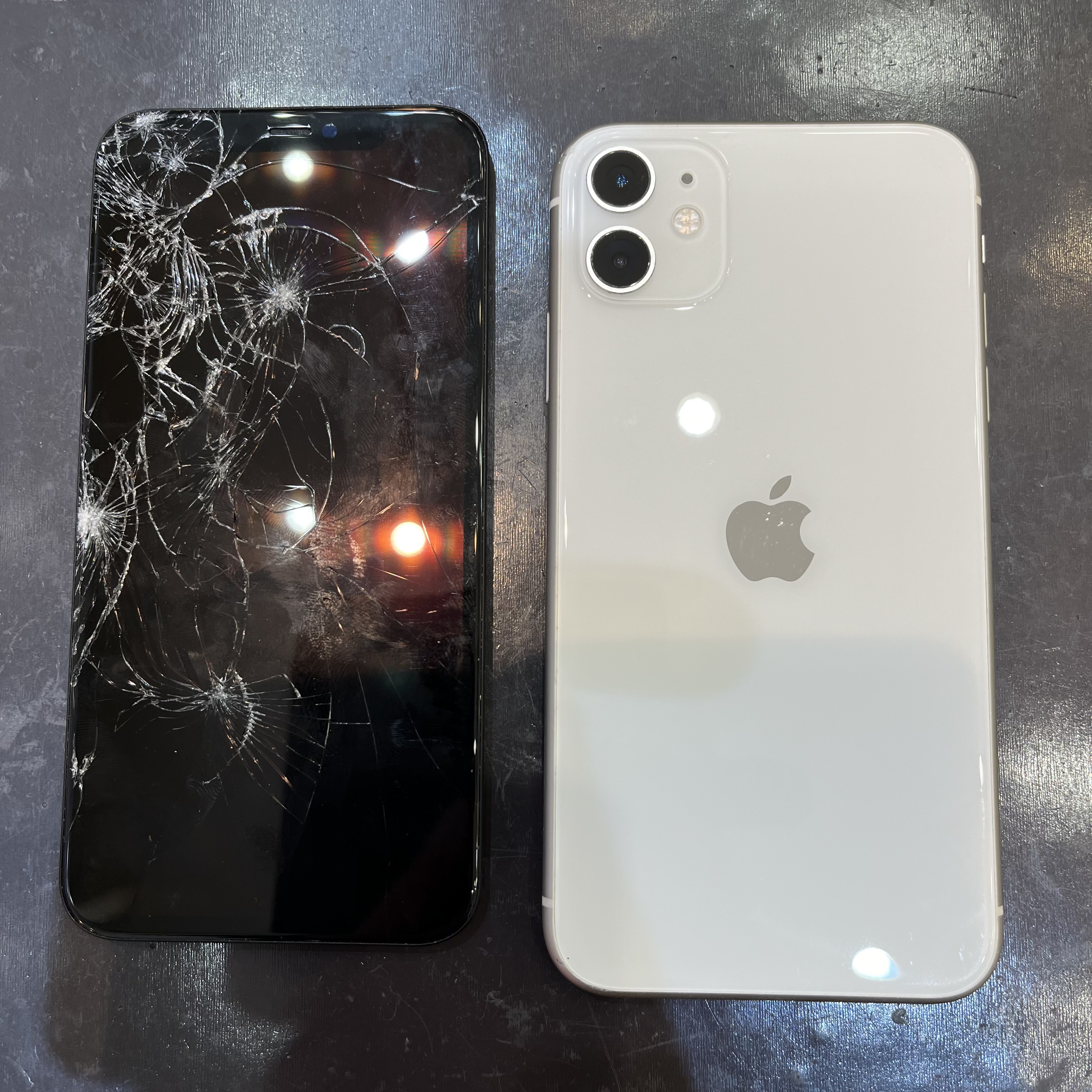 Apple iPhone 11 Pro ホワイト 画面ひびありジャンク動作不可 Apple