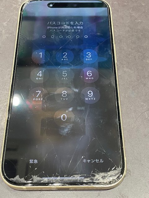 【久御山店】 iPhone14 液晶修理 【京都市伏見区 よりご来店】