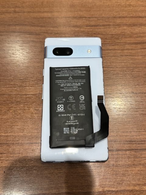 枚方市津田山手よりpixel7aのバッテリー交換のご依頼でした！！