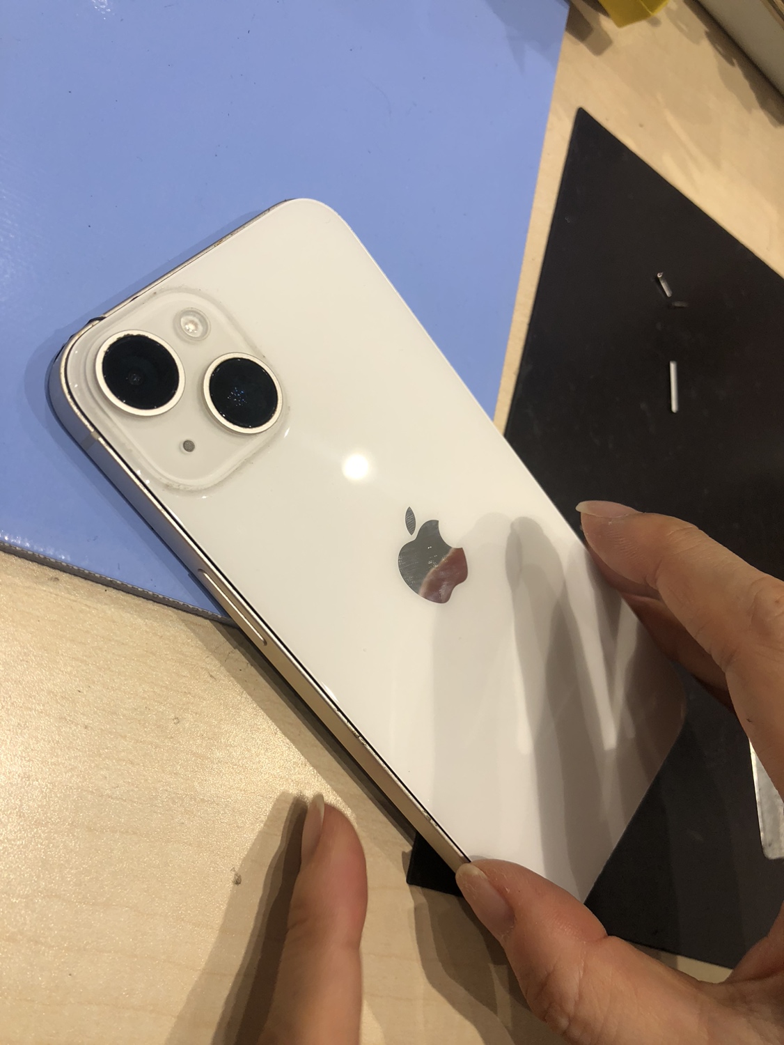 【久御山店】iPhone14　バッテリー交換修理　【京都市北区からのご来店】