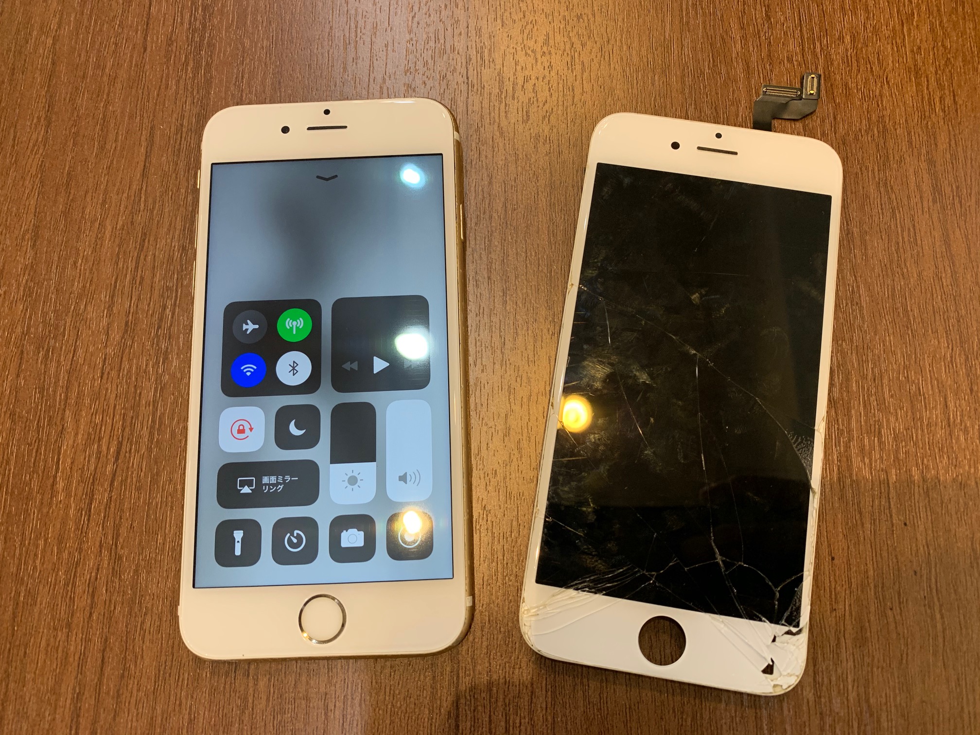 iPhone6s画面交換修理　＜宝塚市よりお越しのお客様＞　ち