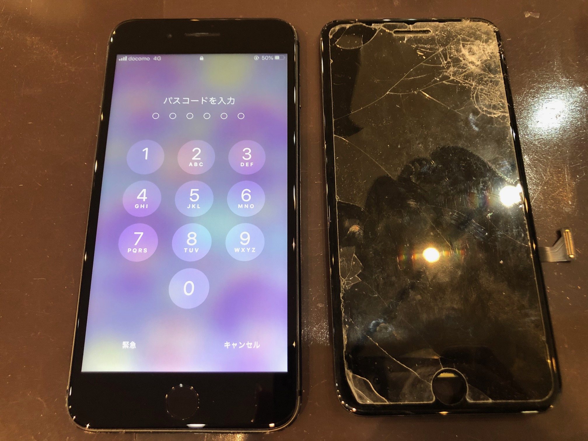 iPhone8PIus｜画面交換修理｜伊丹市荻野からお越しのお客様｜　　　ℱ