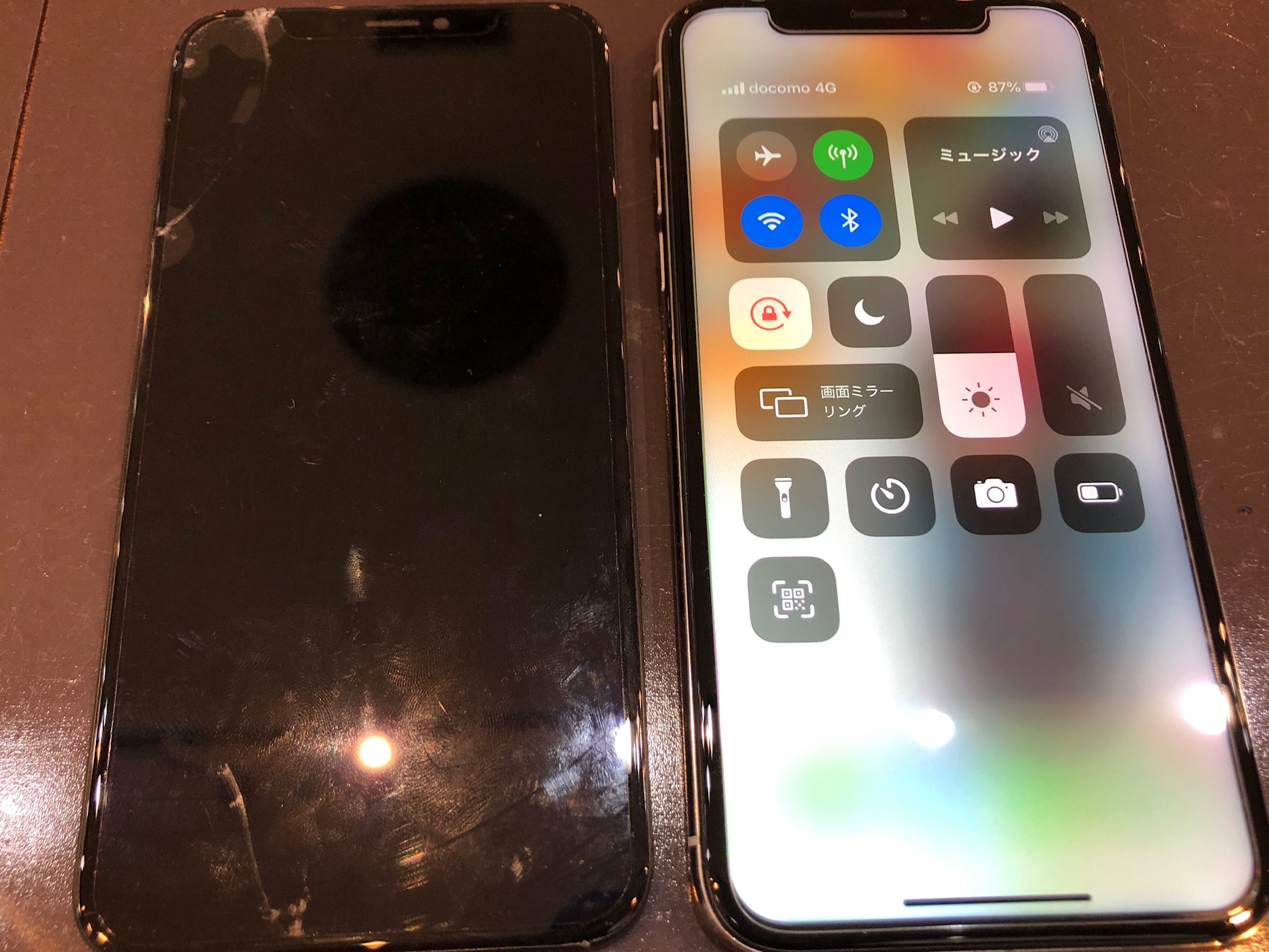 iPhoneXS　画面修理　データそのまま即日最短30分修理　＜宝塚市からお越しのお客様＞ク