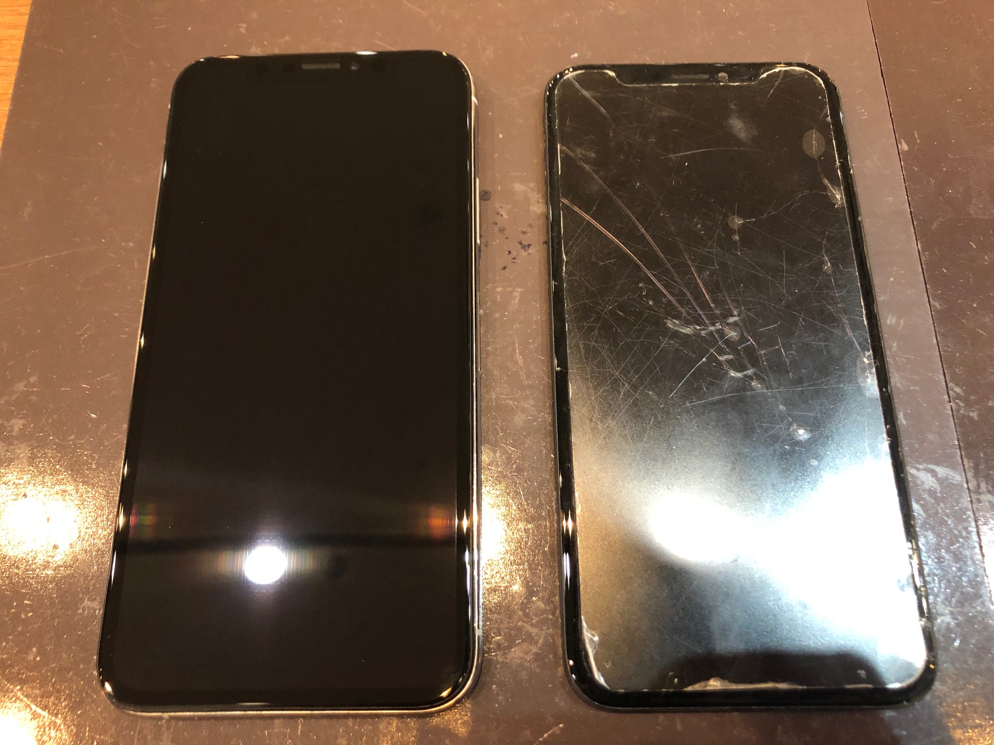 iPhoneXS|画面交換修理|宝塚市からお越しのお客様|   ℱ