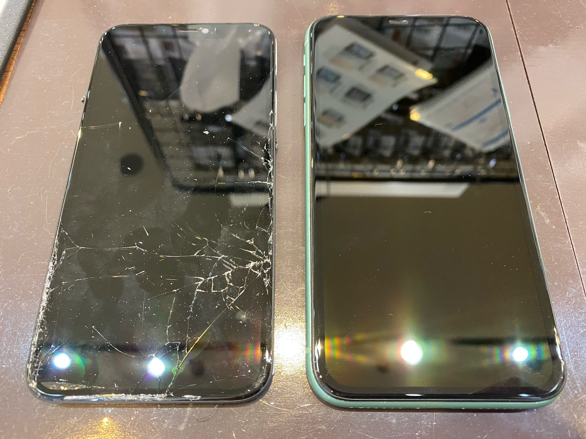 iPhone11pro 画面交換修理 宝塚市 t
