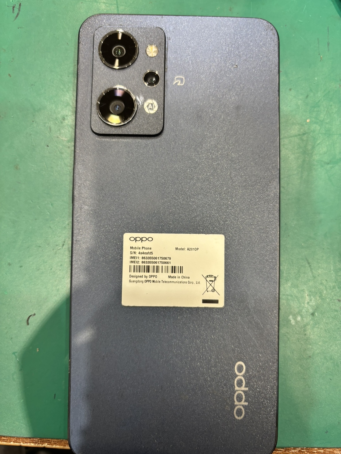 【和泉店】oppo　バッテリー交換　