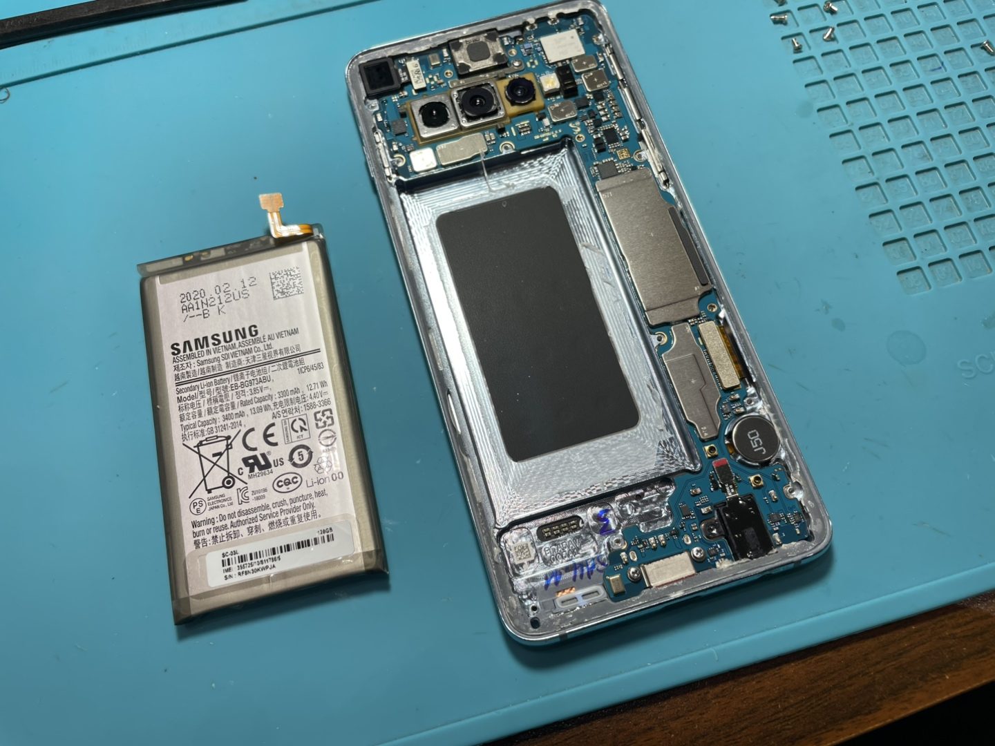 【姶良店】GalaxyS10（4G）　バッテリー交換　【姶良市よりご来店】