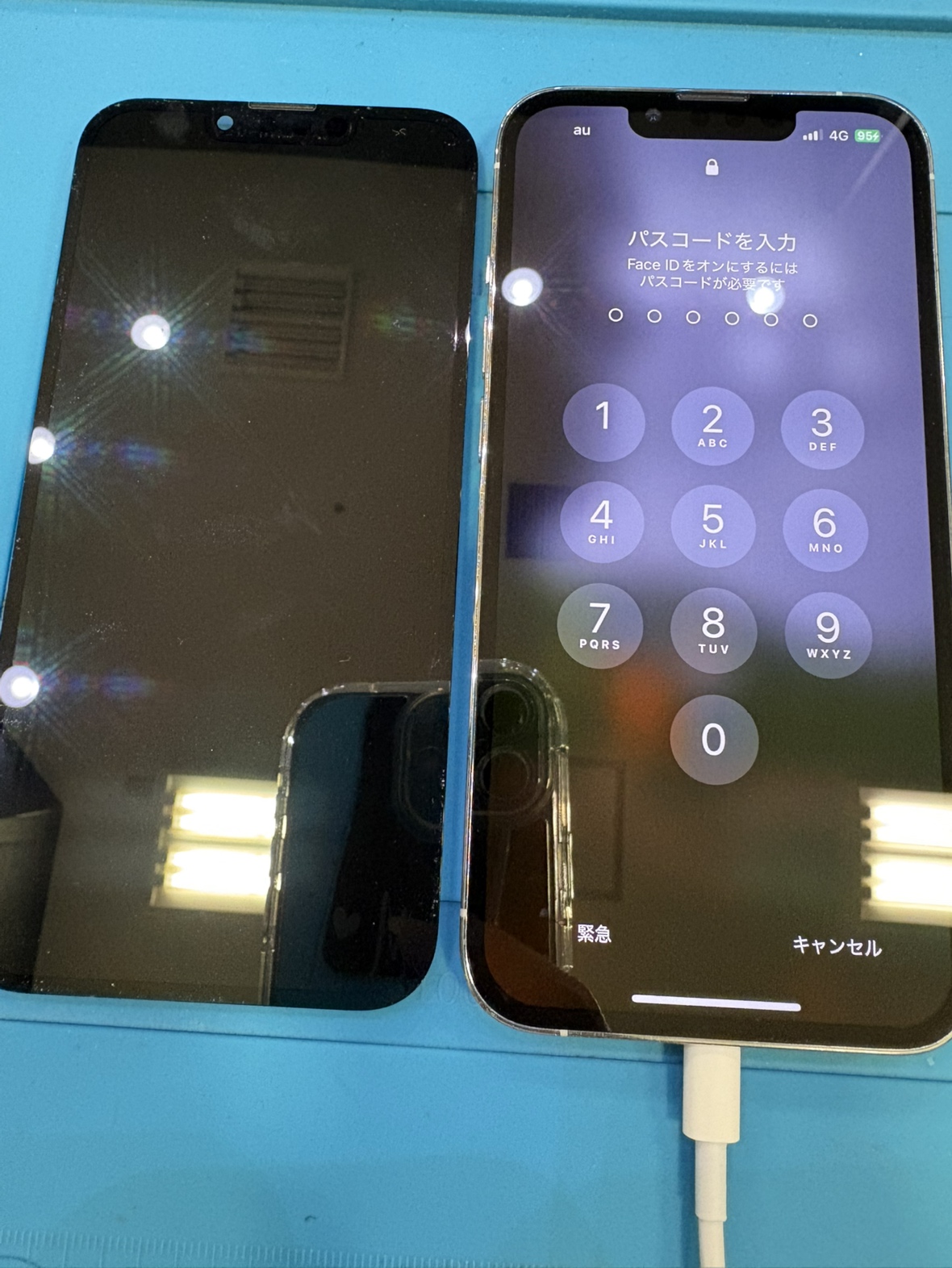 【各務原店】iPhone13proの画面交換修理【各務原市からご来店】