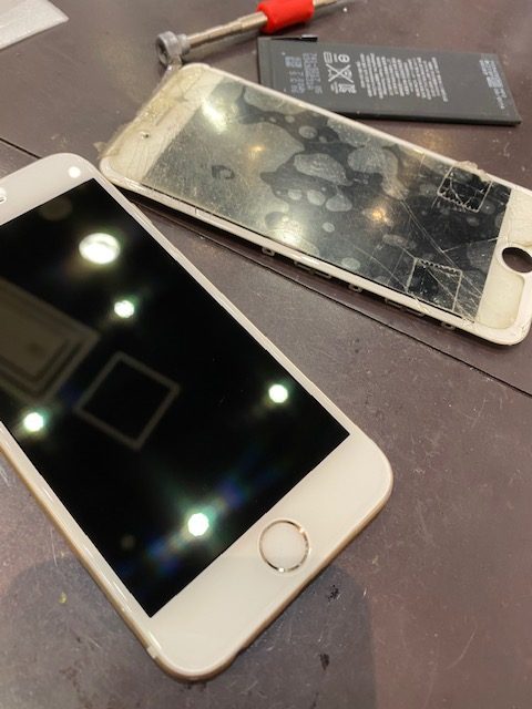 iPhone6　画面交換　バッテリー交換【和歌山県橋本市】