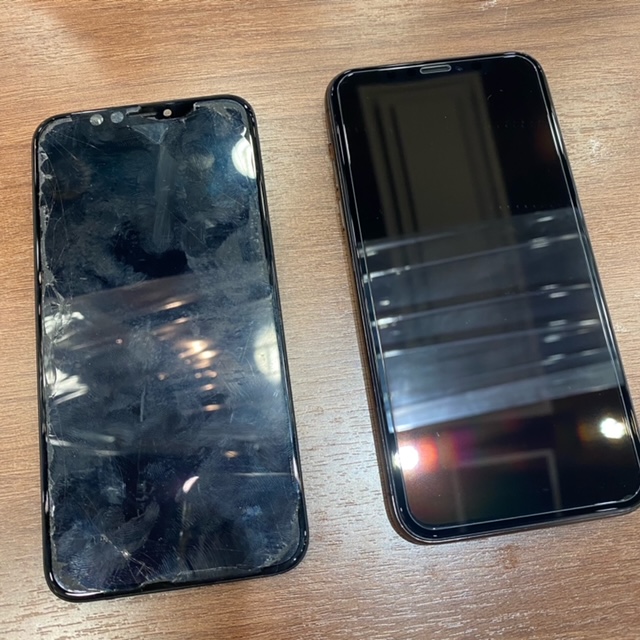 iPhoneX　画面修理　ガラスコーティング　【橿原市よりご来店】