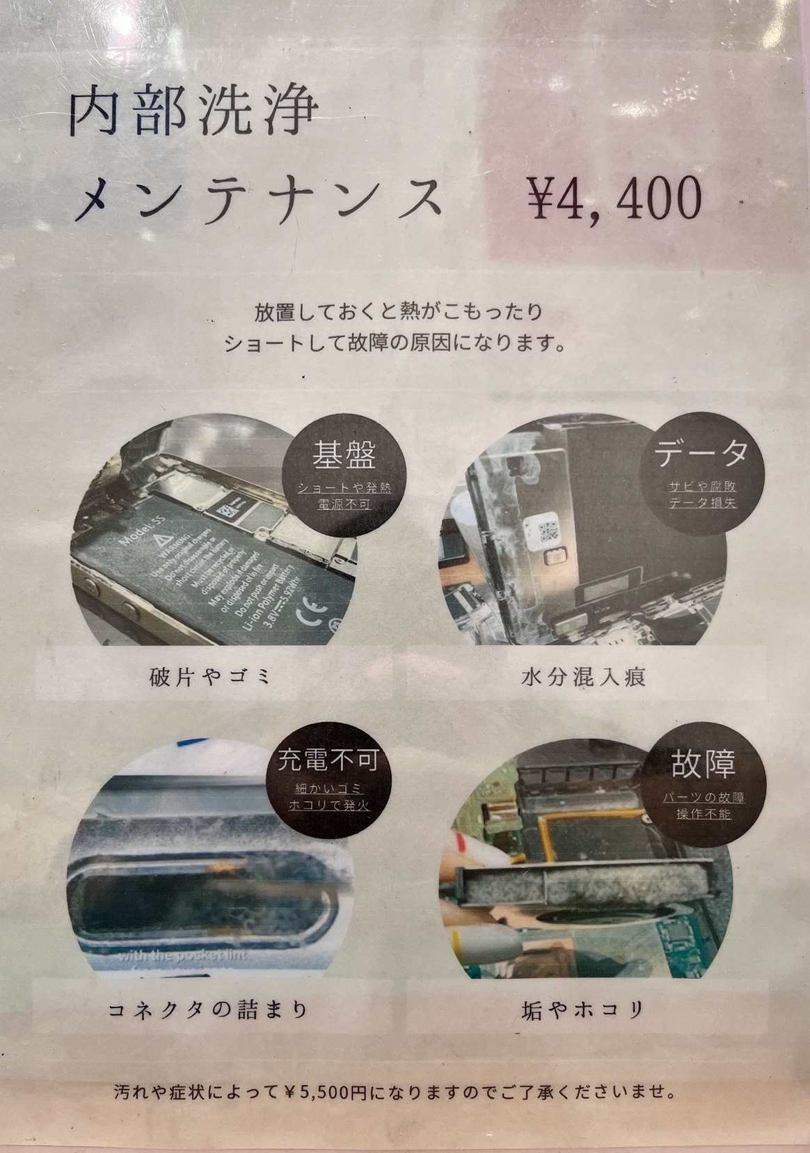 内部清掃しないと…