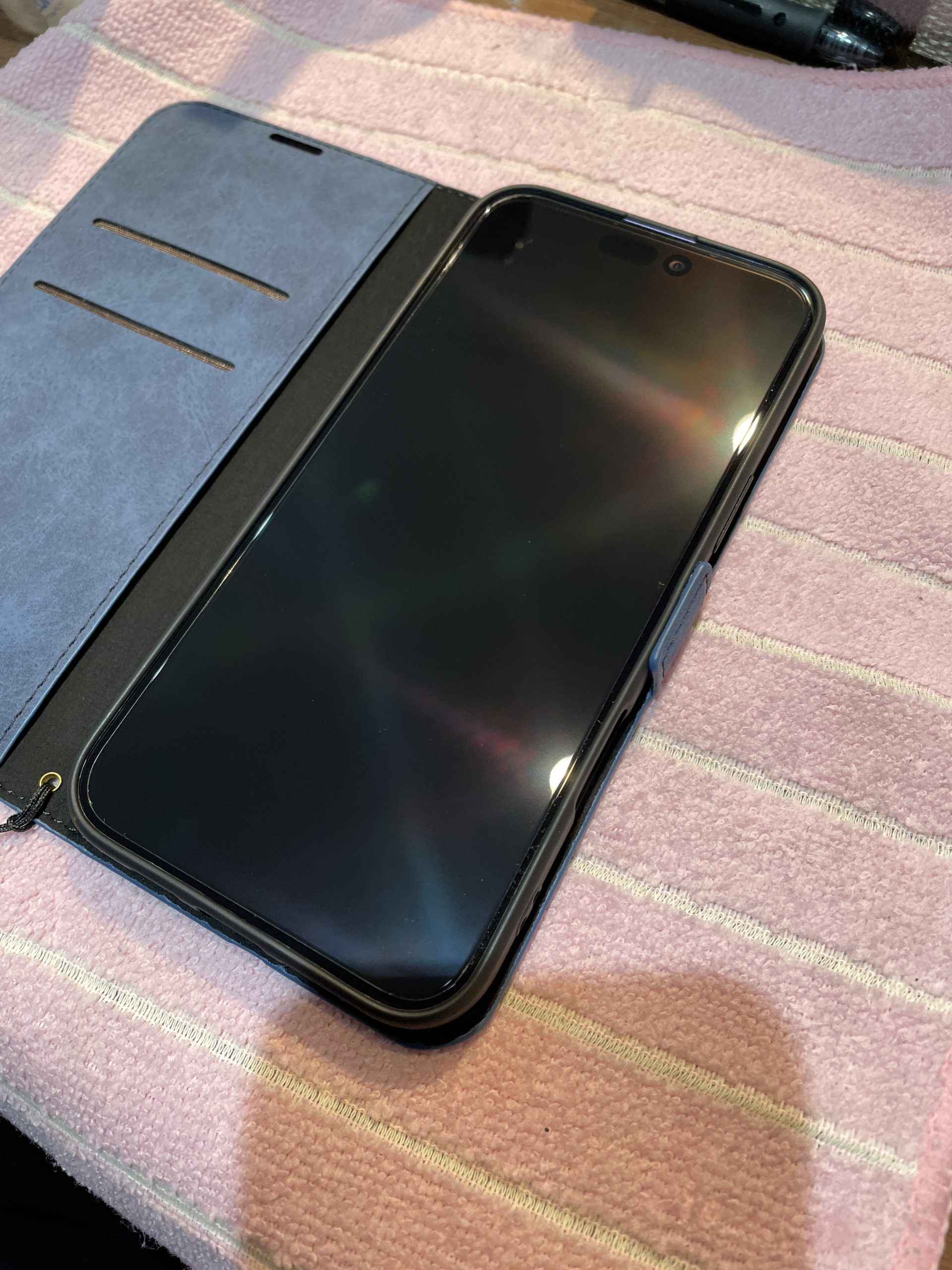 【長堀店】iPhone16Proのガラスコーティング施工【大阪市からご来店】