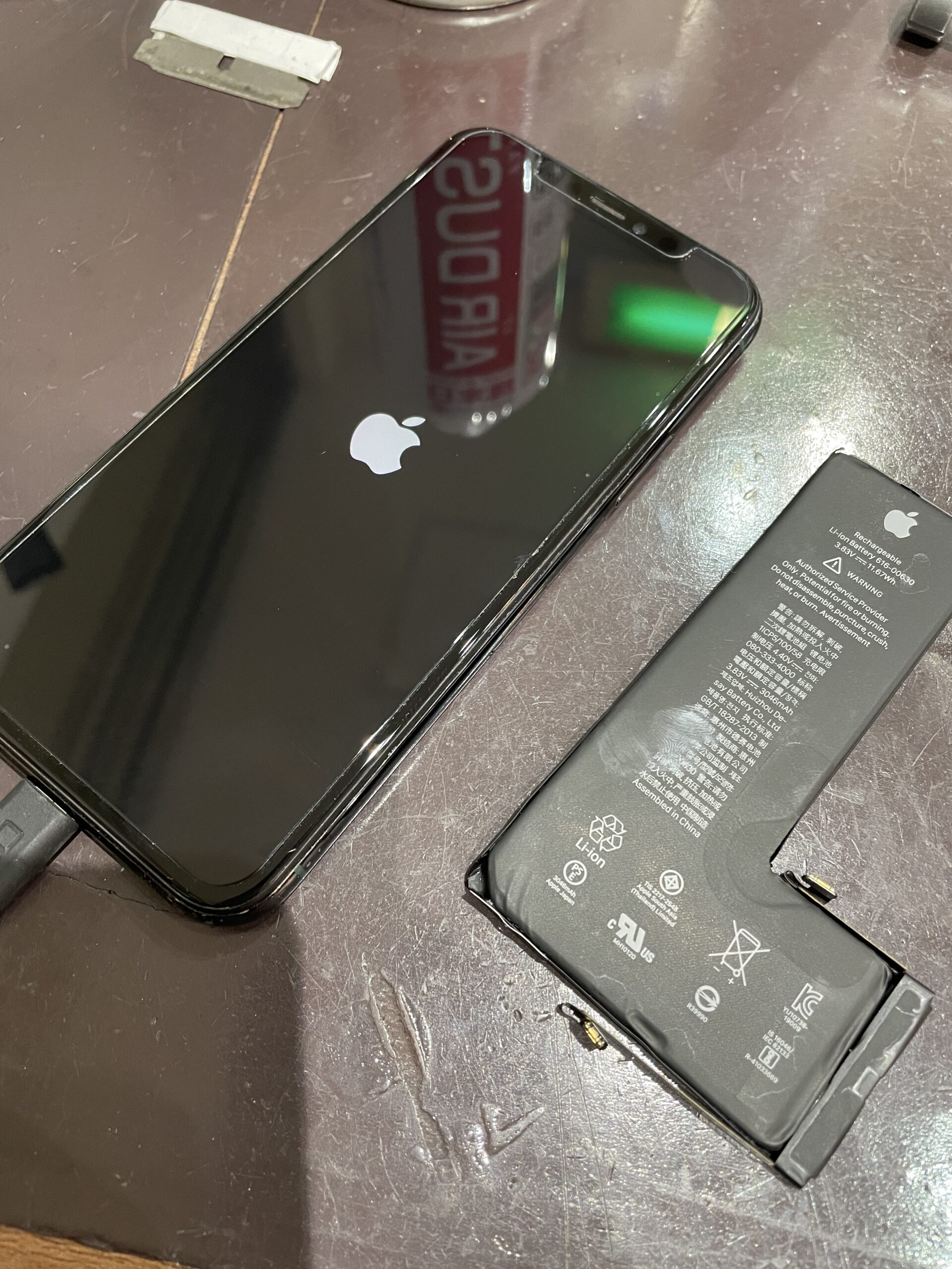 【長堀店】iPhone11Proのバッテリー修理【大阪市からご来店】