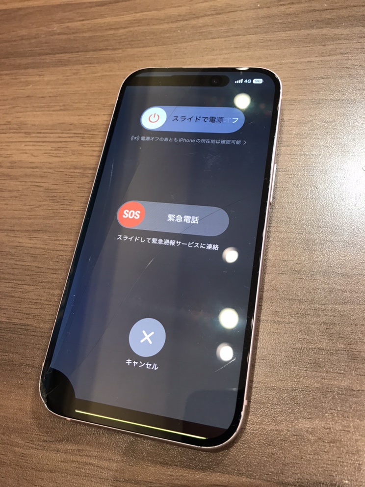 【アクルス店】iPhone 15の画面修理(交換)【港区からご来店】