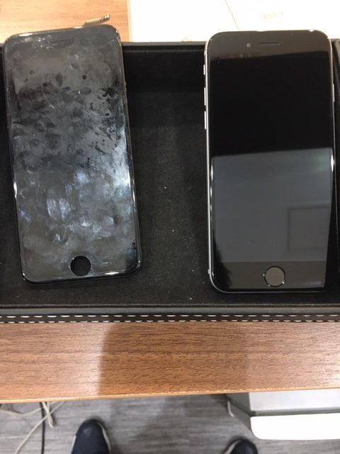 iPhone６S画面交換＜東海市よりお越しのお客様＞画面交換最短30分！！イオンモール大高iPhone修理屋がオープン👏👏