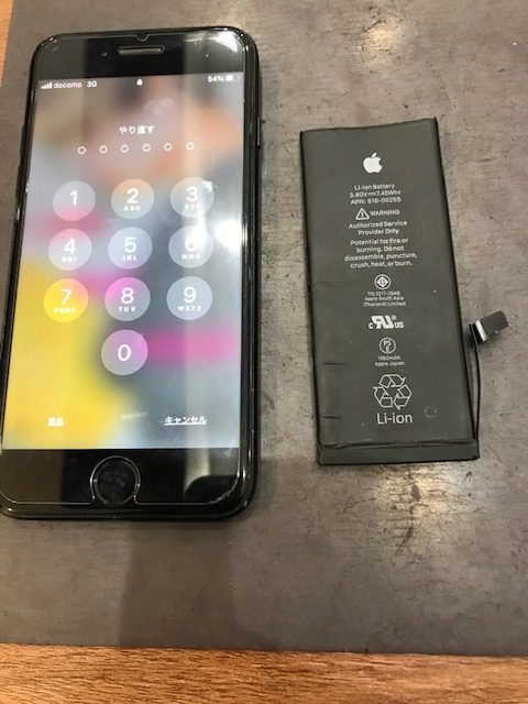 iPhone６Sバッテリー交換最短15分！！データそのまま即日修理！＜名古屋市緑区よりお越しのお客様＞