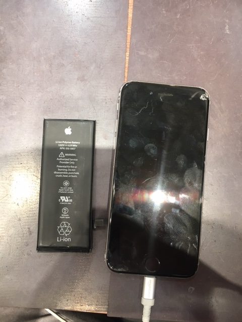 iPhone６Sバッテリー交換＜東海市よりお越しのお客様＞