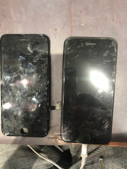 iPhone７画面交換＜名古屋市天白区よりお越しのお客様＞