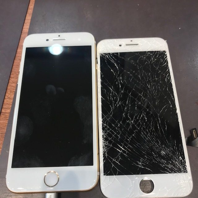 iPhone７画面交換【南区よりお越しのお客様】