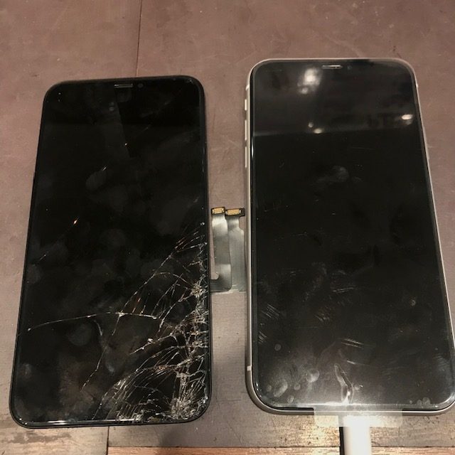 iPhoneXR画面交換＜名古屋市天白区よりお越しのお客様＞