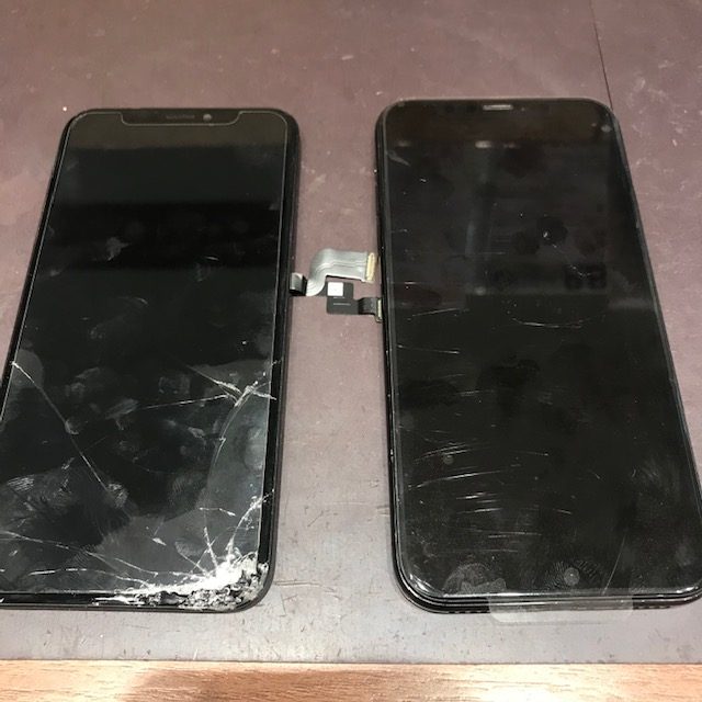 iPhoneXS画面交換＜＜名古屋市緑区よりお越しのお客様＞