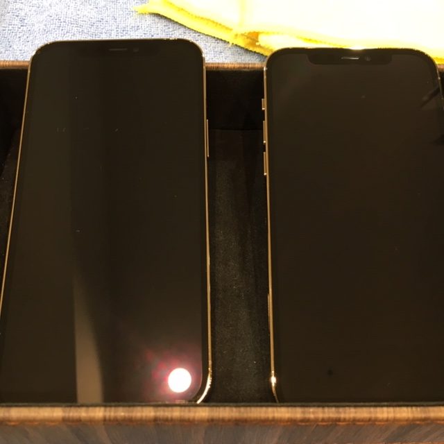 iPhone１２・１２proMaxスマホガラスコーティング＜大府市よりお越しのお客様＞