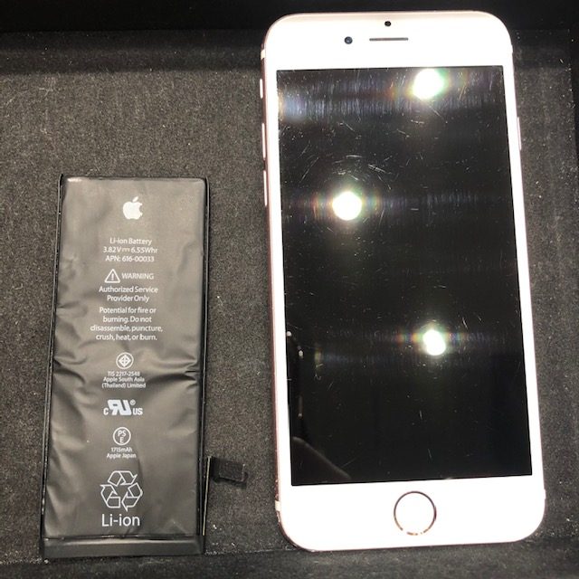 iPhone７バッテリー交換（南区よりお越しのお客様）