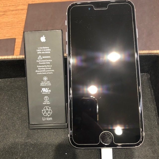 iPhone６ｓバッテリー交換（緑区よりお越しのお客様）