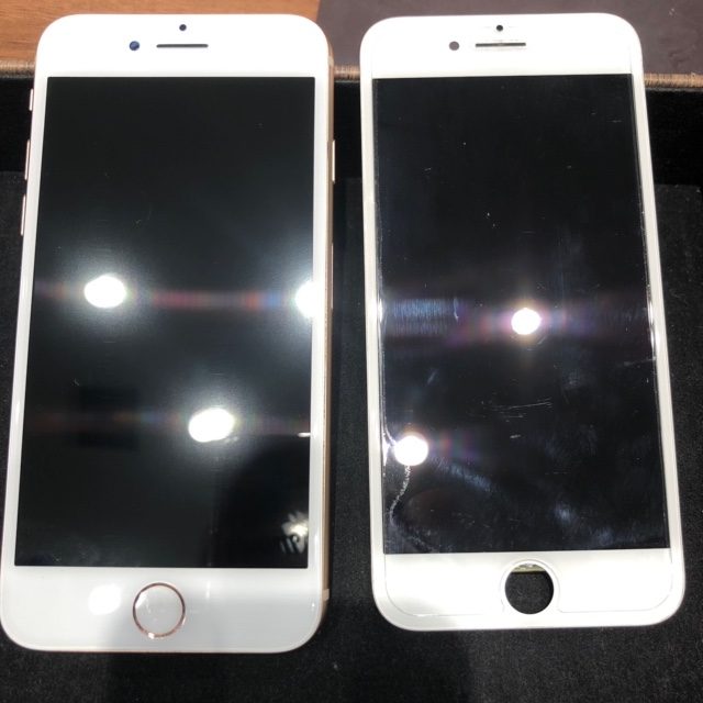 iPhone８画面交換【緑区からお越しのお客様】