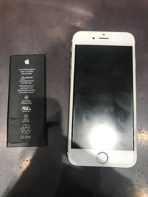 iPhone６Sバッテリー交換＜大府市よりお越しのお客様＞