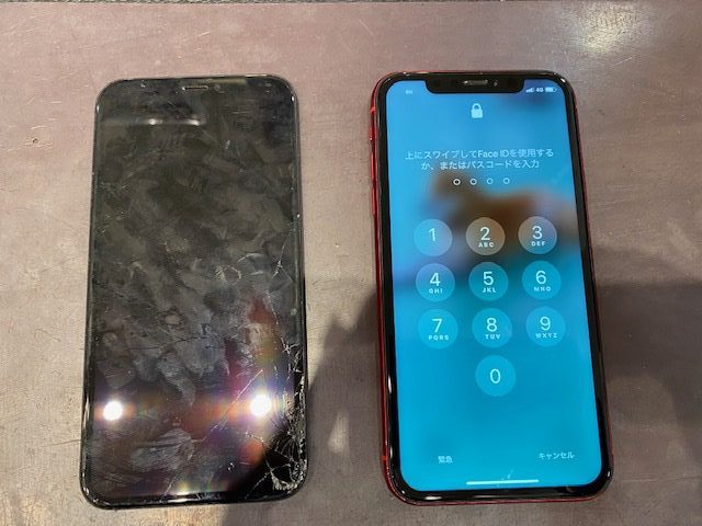 iPhone１１画面交換【名古屋市緑区よりお越しのお客様】