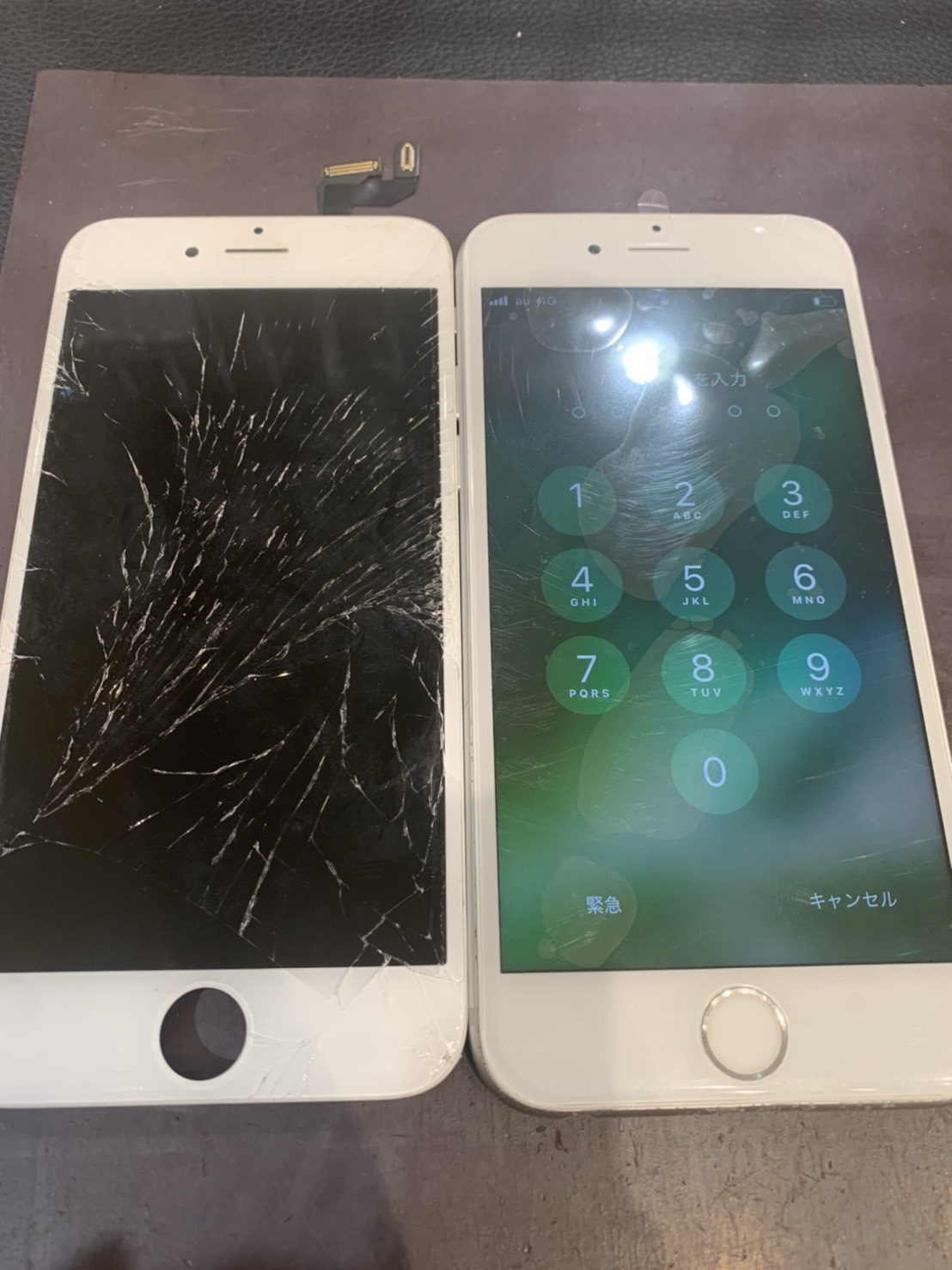 iPhone６ｓ画面交換【岡崎市からお越しのお客様】