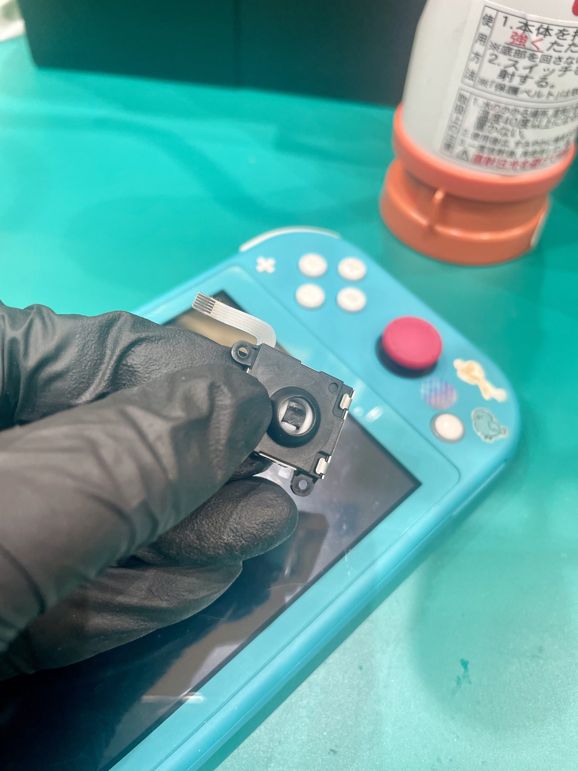 【熱田店】Switch lite　スティック交換修理　熱田区よりご来店