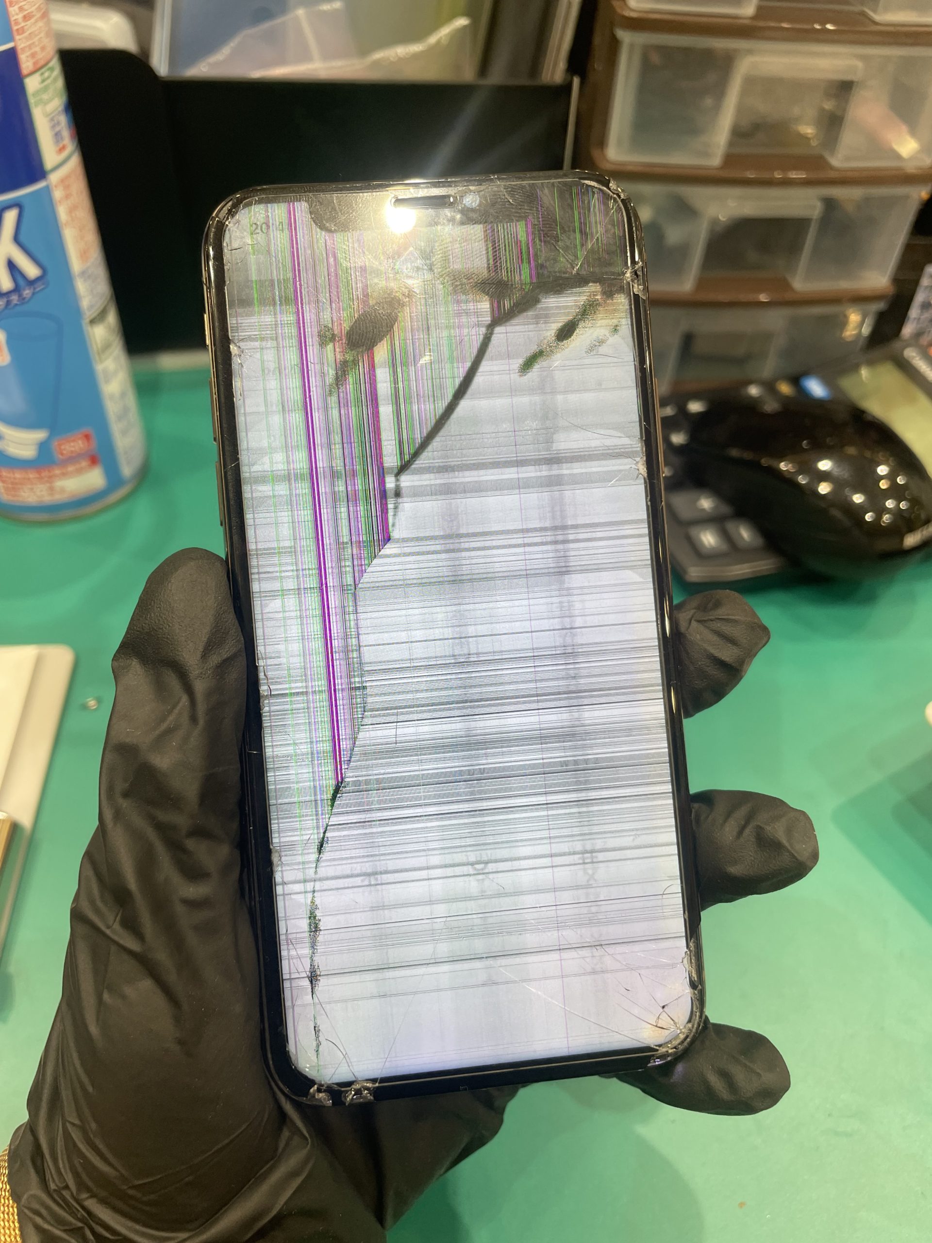 【熱田店】iPhoneXS 画面交換修理　瑞穂区よりご来店