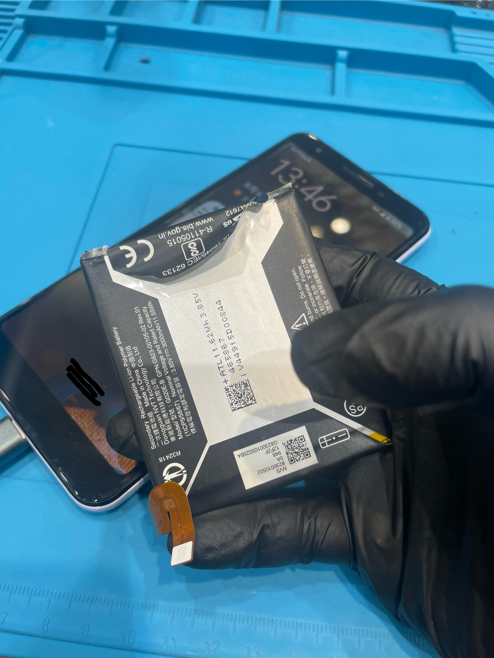 【熱田店】Google pixel 3a バッテリー交換修理　中川区よりご来店