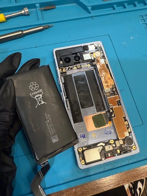 【大高店】Googlepixel7aのバッテリー交換【大府市からご来店】