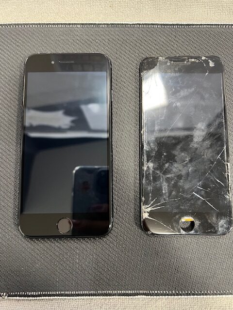 【大牟田店】iPhoneSE第3世代画面交換【大牟田市からご来店】