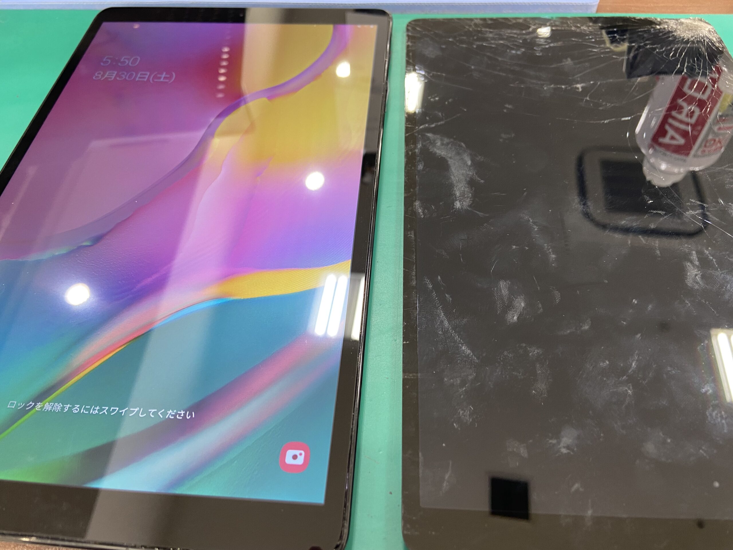 Galaxy TAB A(SM-T510)液晶パネル交換修理させて頂きました【武蔵村山】