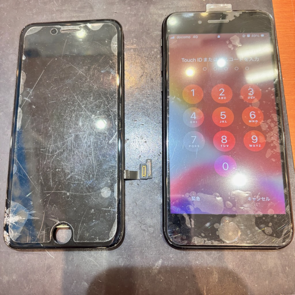 【木津川市】iPhoneSE第三世代の液晶故障修理