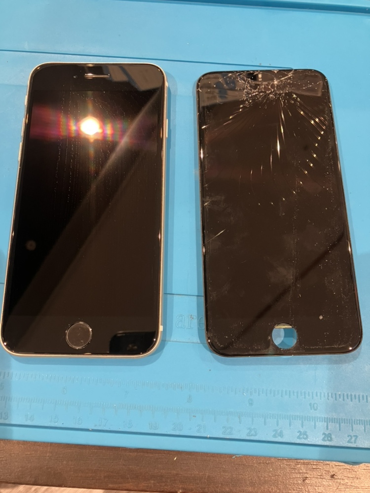 画面が割れてしまったiPhoneSE3の画面修理について【津市】 - スマホ