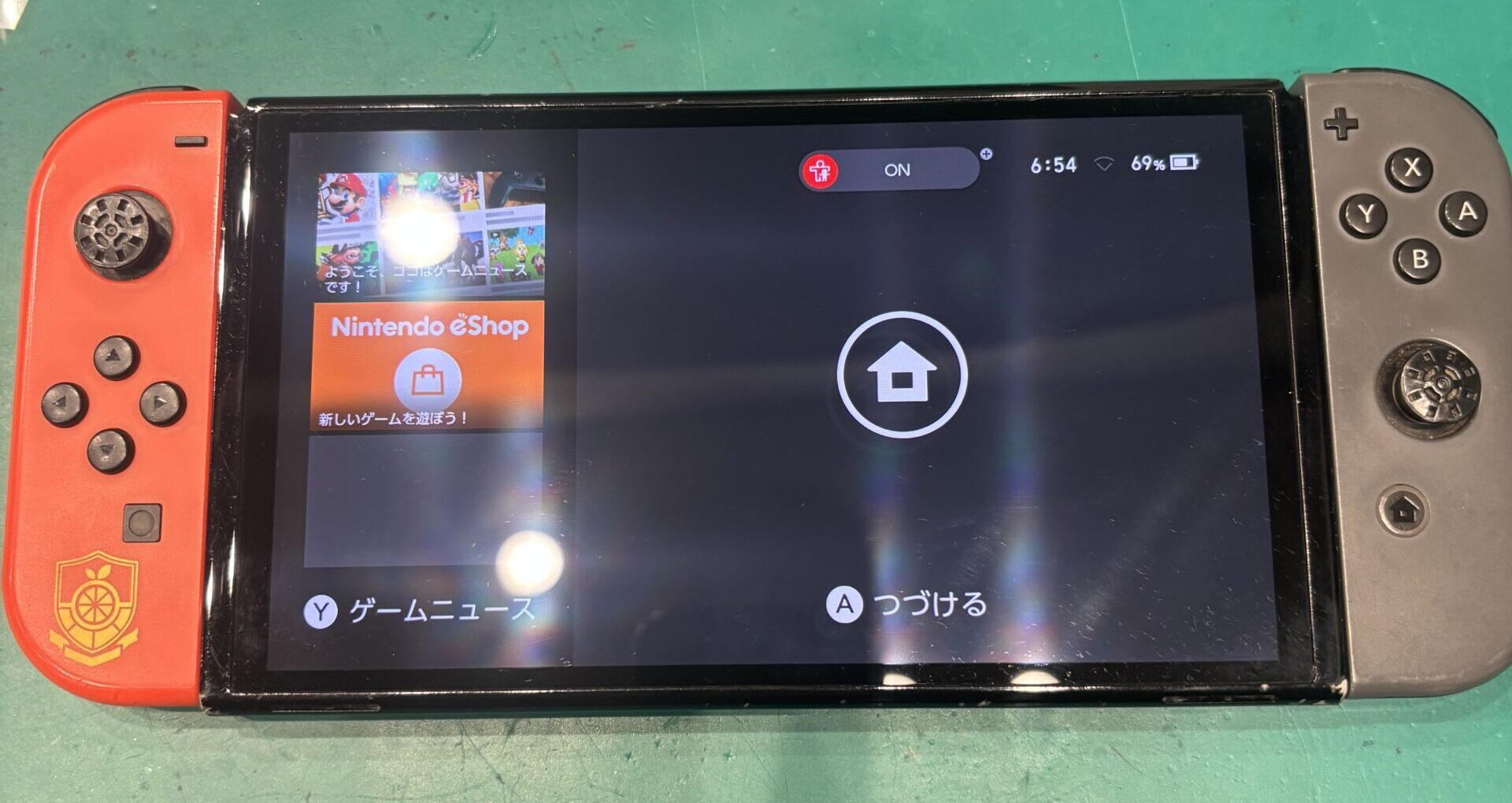 【イオンモール徳島店】switch 有機EL 液晶交換【徳島市よりご来店】