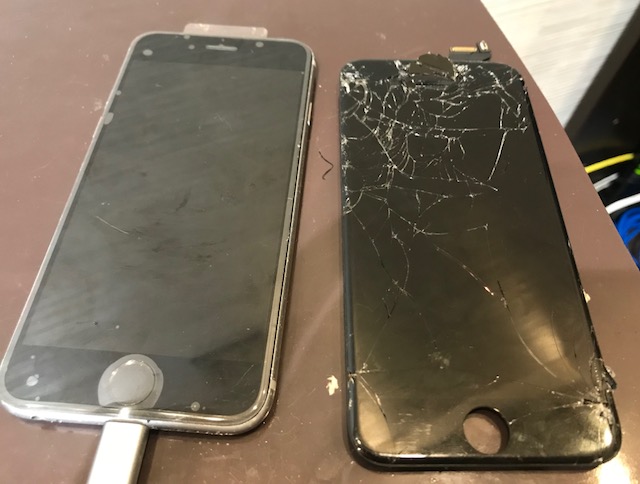 アイフォン即日修理最短３０分からその場で修理！《尼崎市からお越しのお客様》