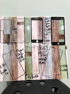 IPHONEの画面修理！！強化ガラスの販売もしております！！＜宝塚市からお越しのお客様＞TEL：072-767-1011