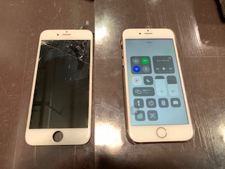 即日最短15分でお修理！iPhone8画面交換＜伊丹市よりお越しのお客様＞