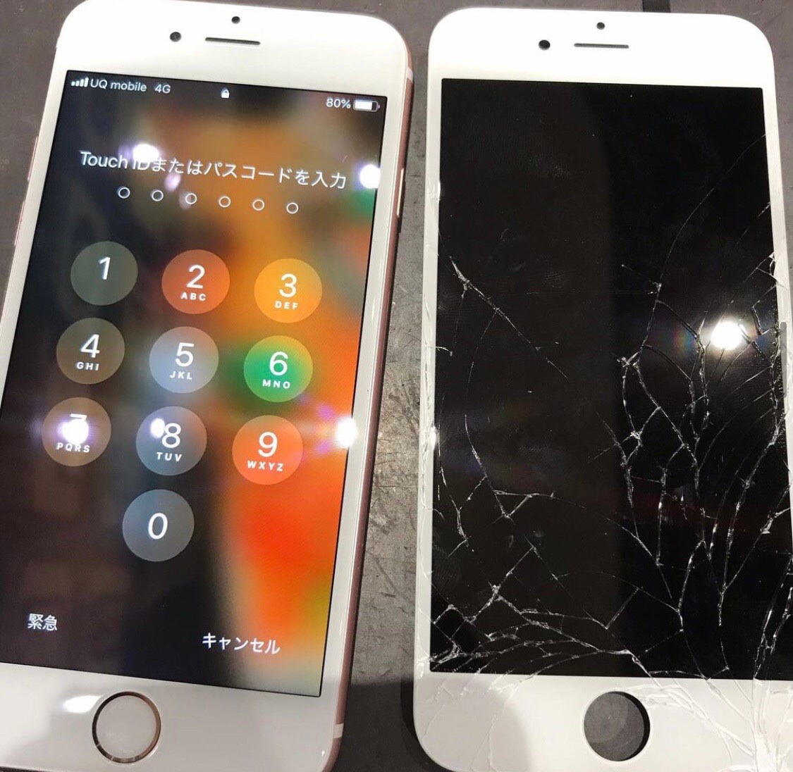 iPhone6　画面交換【大阪市からお越しのお客様】