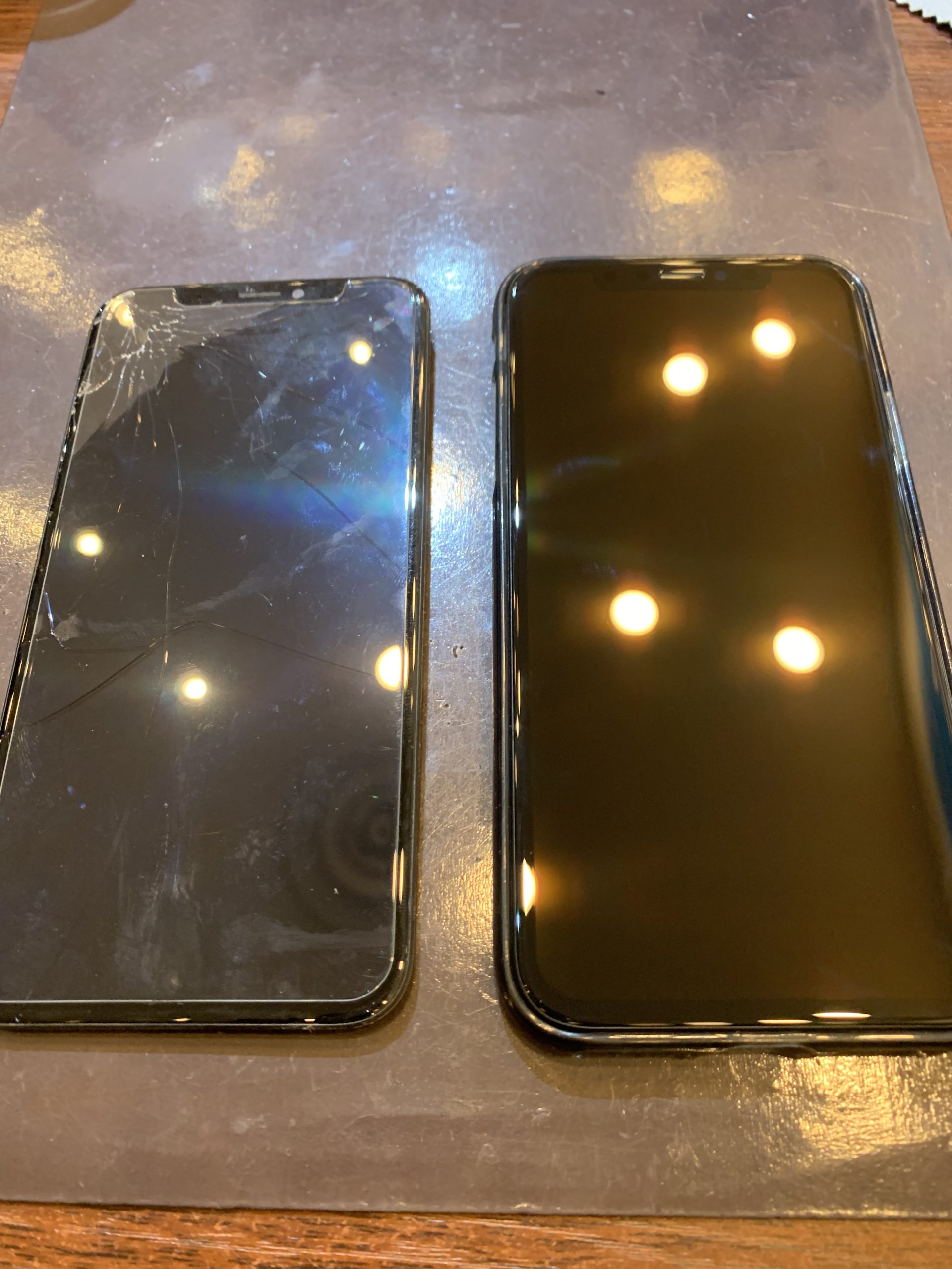 iPhoneX画面交換　尼崎からお越しのお客様　イ