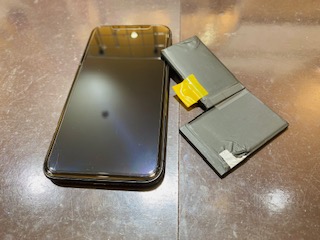 【バッテリー交換】川西市よりお越しのお客様 iPhoneX バッテリー交換ご依頼＆内部メンテナンス！
