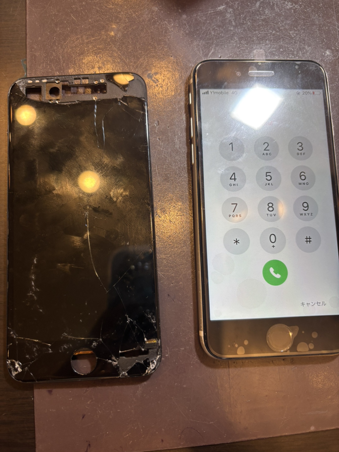 iPhoneSE第2世代　画面交換　伊丹市よりお越しのお客様