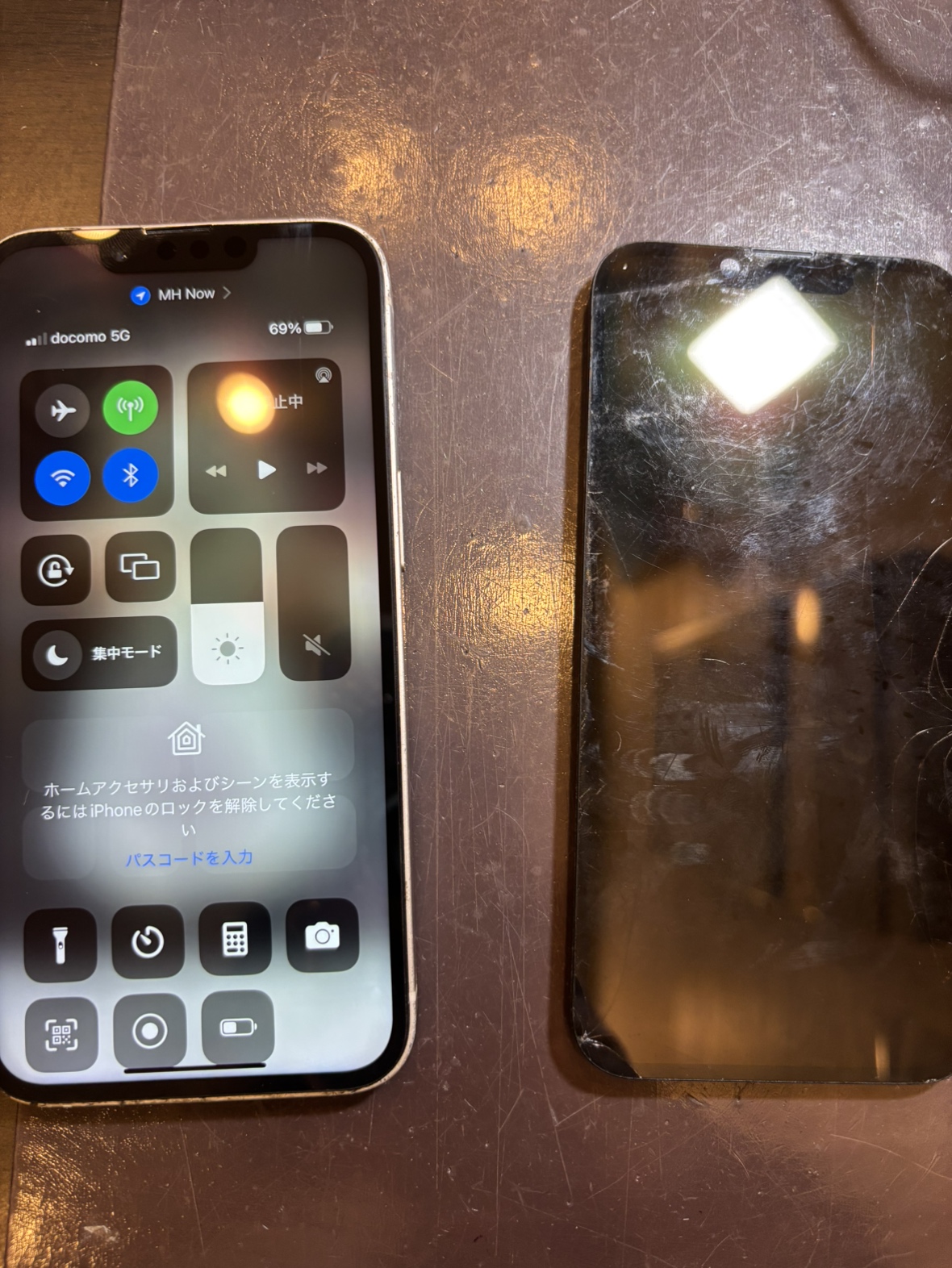 iPhone13 画面交換 伊丹市よりお越しのお客様