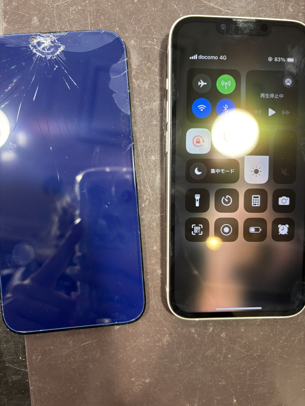 iPhone14　画面交換　宝塚市よりお越しのお客様